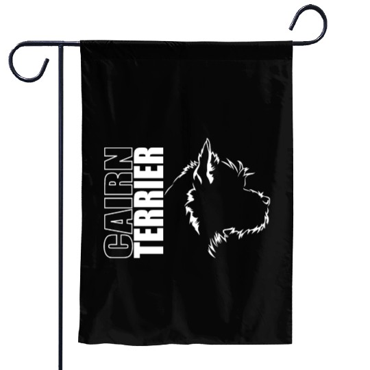 Funny Cairn Terrier Profile dog mom Garden Flags