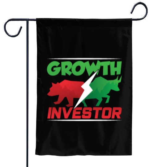 Growth Investor Investing Invest Shareholder Garden Flags