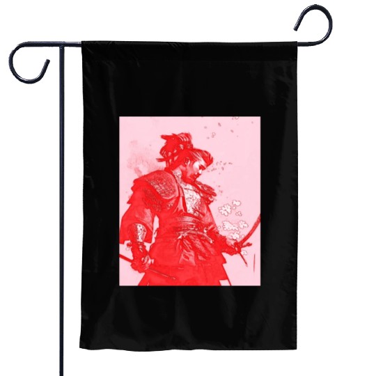 Samurai Japan Japanese Anime Katana Manga samurai Garden Flags