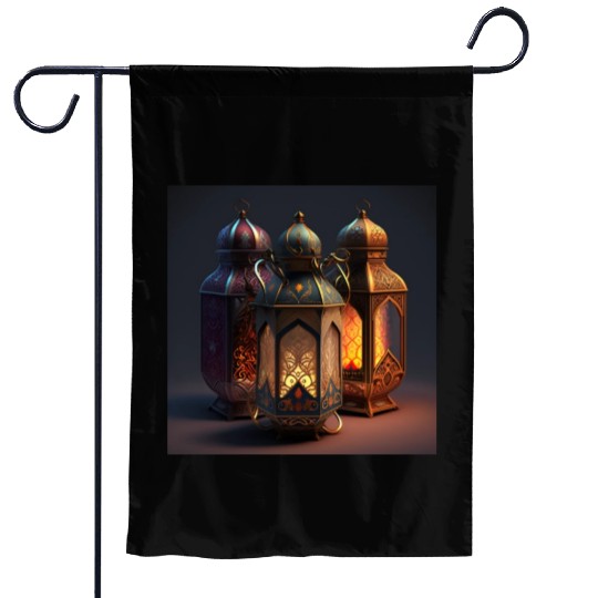 Ramadan lanterns hyper realistic hyper details Garden Flags