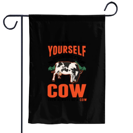 Cow Gift Farmer Cattle Breeder Cows Garden Flags