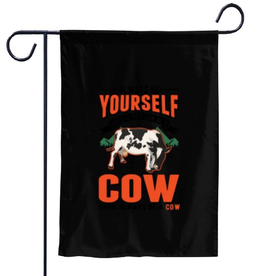 Cow Gift Farmer Cattle Breeder Cows Garden Flags