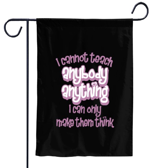 Teacher School Funny Student Education Teaching Garden Flags