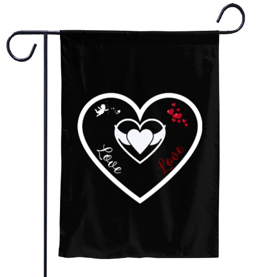 Valentines Day Garden Flags