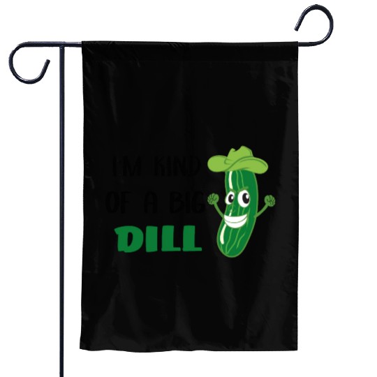 I'm Kind of a Big Dill Cute Pickle for Baby, Baby Garden Flags