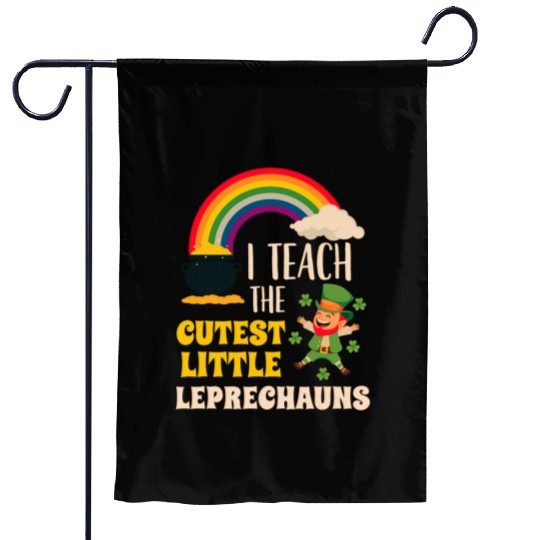 I Teach Cutest Little Leprechauns St Patricks Day Garden Flags