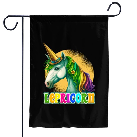Lepricorn St. Patrick's Day Unicorn Women Garden Flags