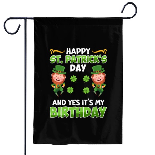 St. Patrick's Day Birthday Garden Flags