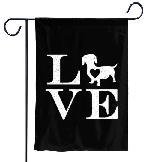 Dachshund Gift Dixie Wiener Doxie Dackel Garden Flags