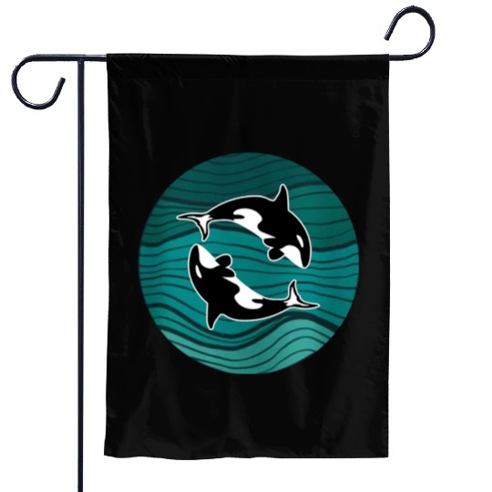 Orca Is My Valentine Life Is Better With Orca Garden Flags