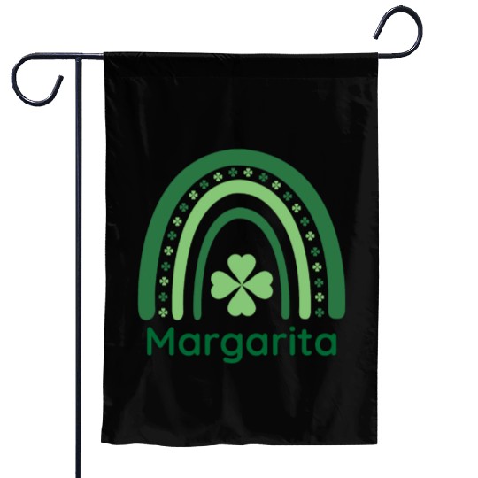 Margarita Clover Charm Boho Rainbow Garden Flags