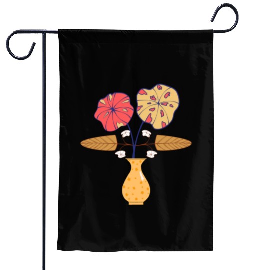 Unique Flower Pastel Garden Flags