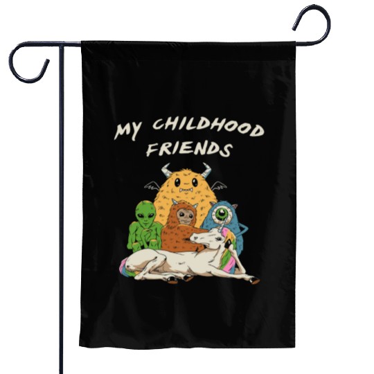 Imaginary Friends Club Garden Flags