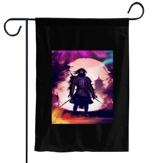 Samurai Japan Japanese Anime Katana Manga samurai Garden Flags