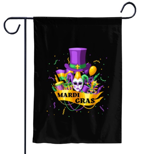 Happy Mardi Gras 2023 Funny Mardi Gras Garden Flags