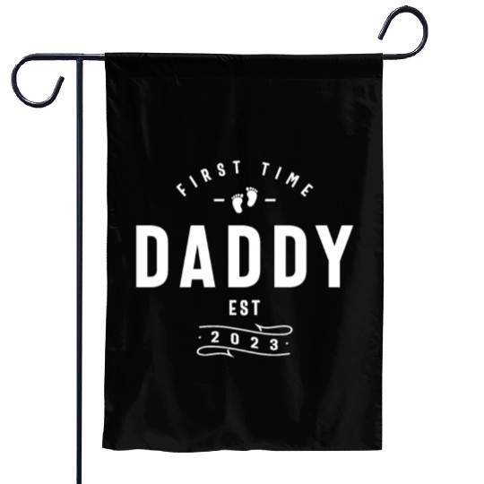 First Time Daddy 2023 Father's Day Soon To Be Dad Garden Flags