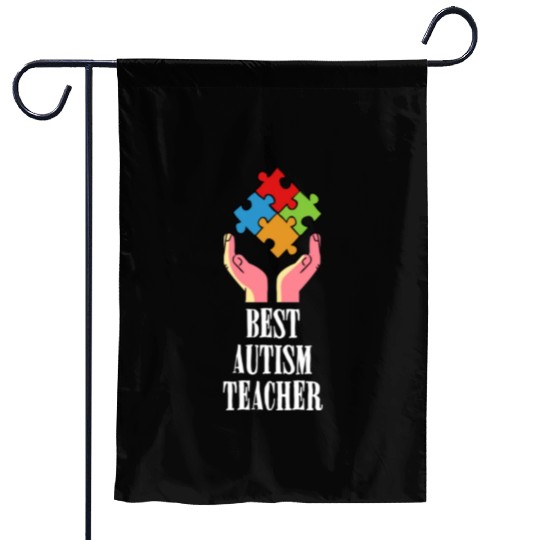 Autism Teacher Garden Flags
