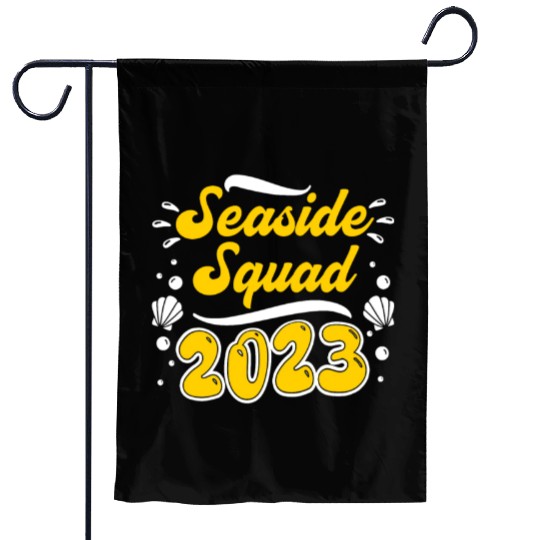 Seaside Squad 2023 Vacation Friends Spring Break Garden Flags