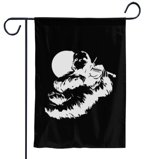 A Calm Song Cute Musician Sloth Gift Garden Flags