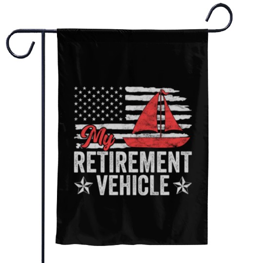 Retirement Vehicle Sailor Sailboat Garden Flags