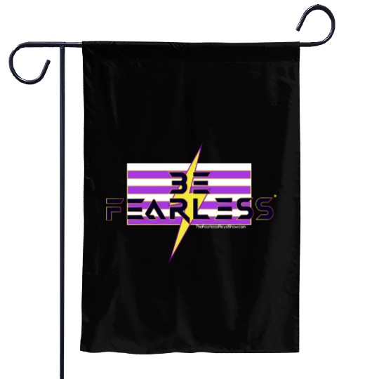 Be Fearless Flag w/Bolt (white text) Garden Flags
