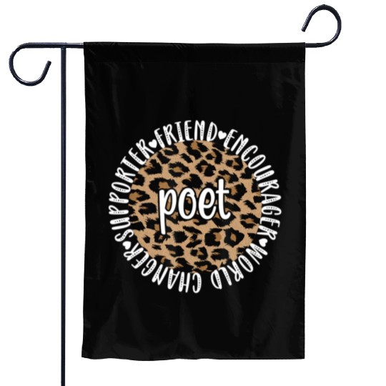 Poetry Poet Poetry Lover Poem Writer Garden Flags