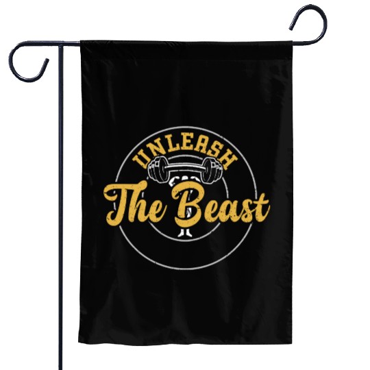 Unleash The Beast - Gym Garden Flags