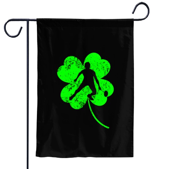 Badminton St. Patrick's day shamrock Garden Flags