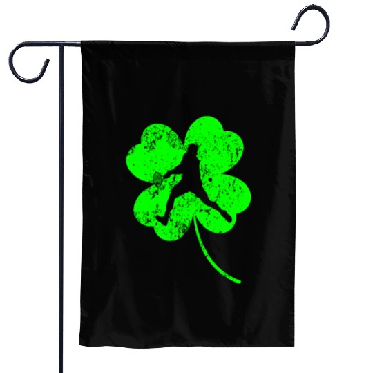Tennis St. Patrick's day shamrock Garden Flags