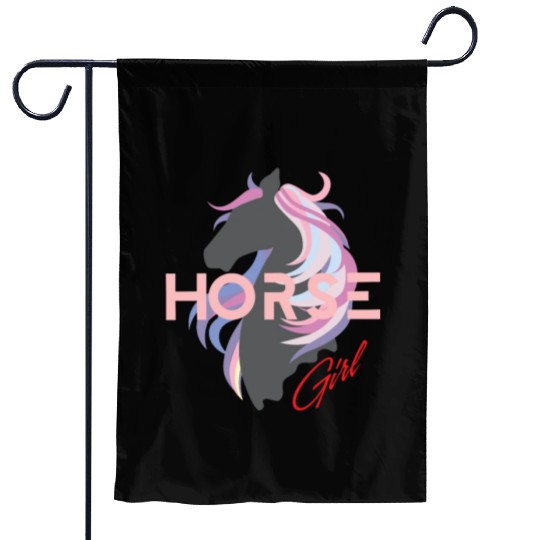 Horse Girl Garden Flags Horse Lovers Gift Equestrian