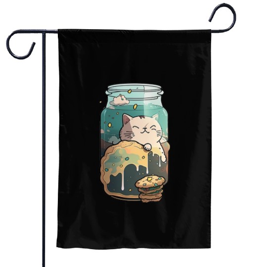 Cat in the Cookie Jar Garden Flags
