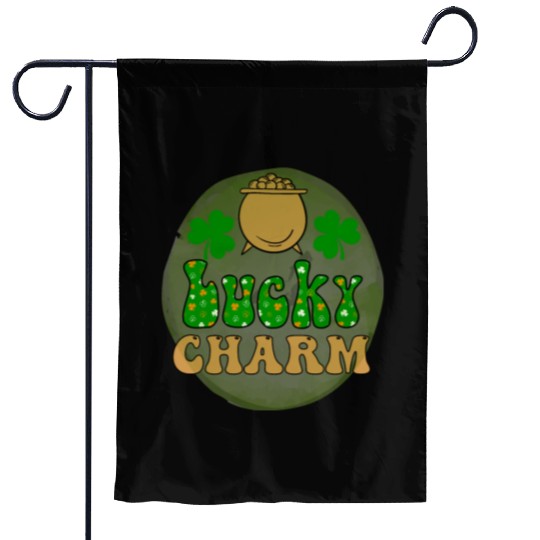 LuckyPatricks Day Sublimation Garden Flags