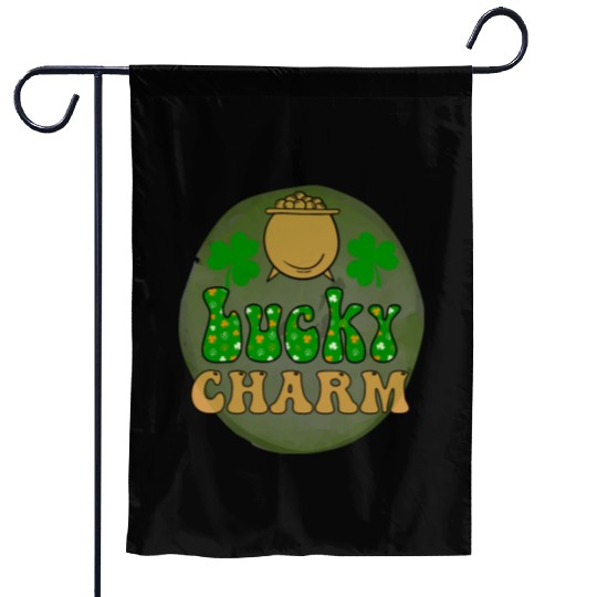 LuckyPatricks Day Sublimation Garden Flags