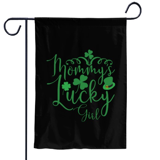 Mommys Lucky Girl Garden Flags