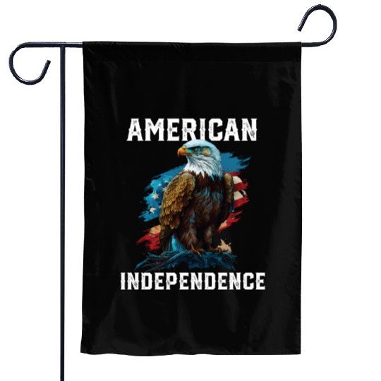 American Independence American Bald Eagle 4th of Garden Flags