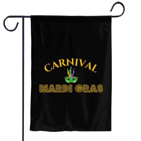 Mardi Gras Carnival Fiesta Party Louisiana New Orl Garden Flags