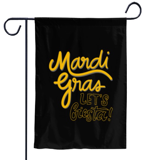 Mardi Gras Carnival Fiesta Party Louisiana New Orl Garden Flags