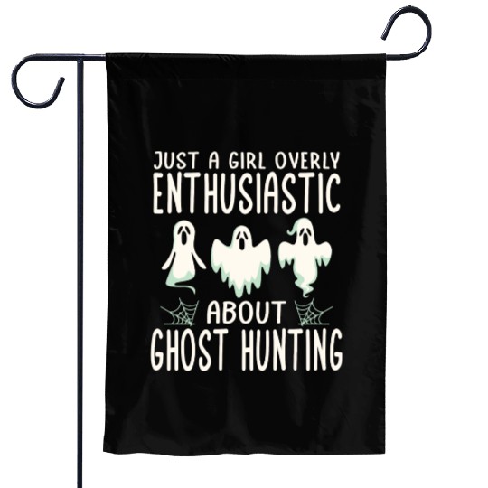 ghost hunting Garden Flags