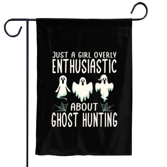 ghost hunting Garden Flags