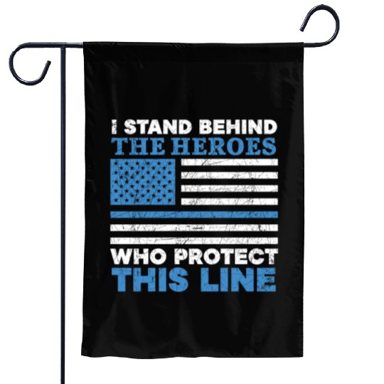 Military Police Officer Law Enforcement USA Flag Garden Flags