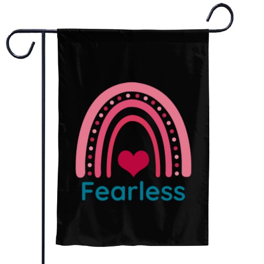 Fearless Viva Magenta Boho Rainbow Garden Flags