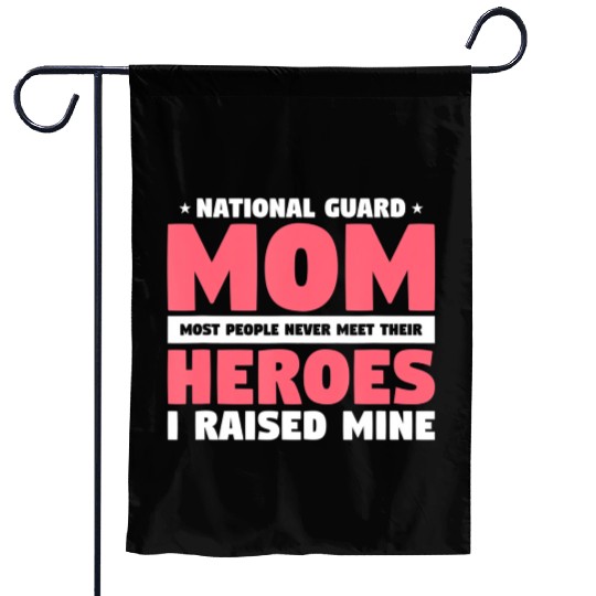National Guard Mom Lovely Mother Family Military Garden Flags