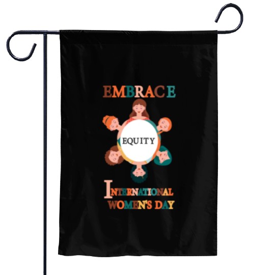 Embrace Equity International Women's Day Garden Flags