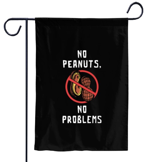 No Peanuts No Problems Peanut Allergic Garden Flags