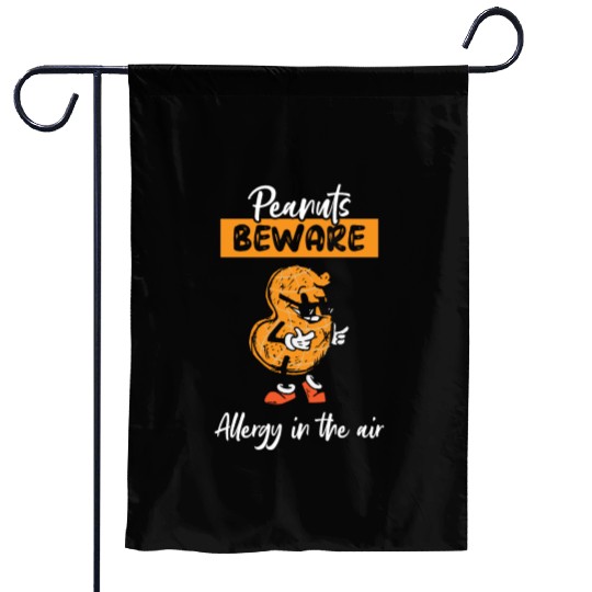 Peanuts Beware Allergy In The Air Peanut Allergic Garden Flags
