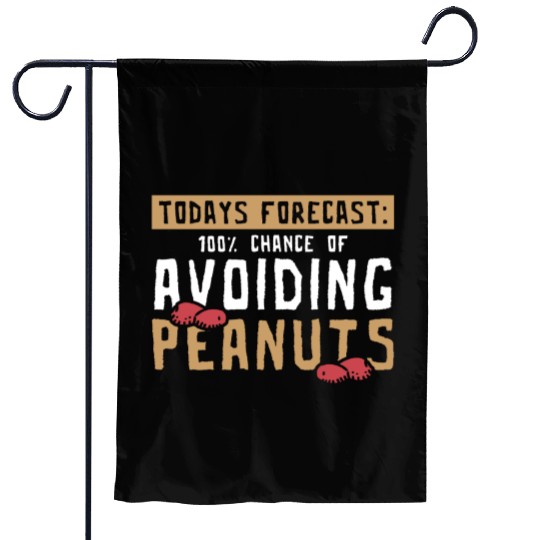 Today's Forecast 100% Chance Of Avoiding Peanuts Garden Flags