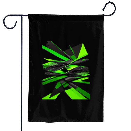 Stylish Abstract 3D Garden Flags design