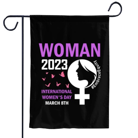 International Women's Day 2023 Embrace Equity Garden Flags