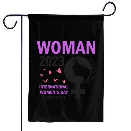 International Women's Day 2023 Embrace Equity Garden Flags