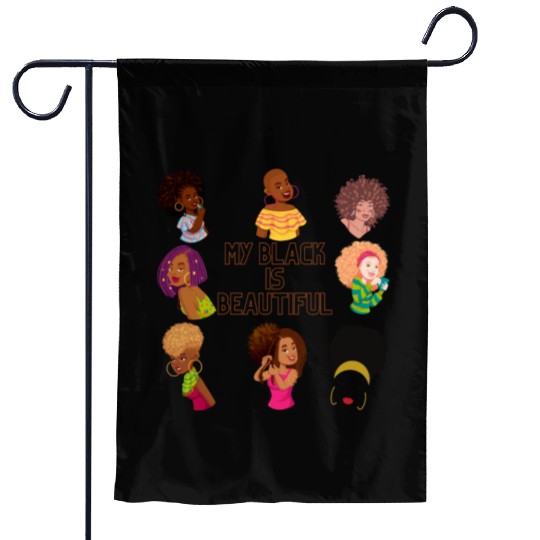 My Black Is Beautiful Garden Flags